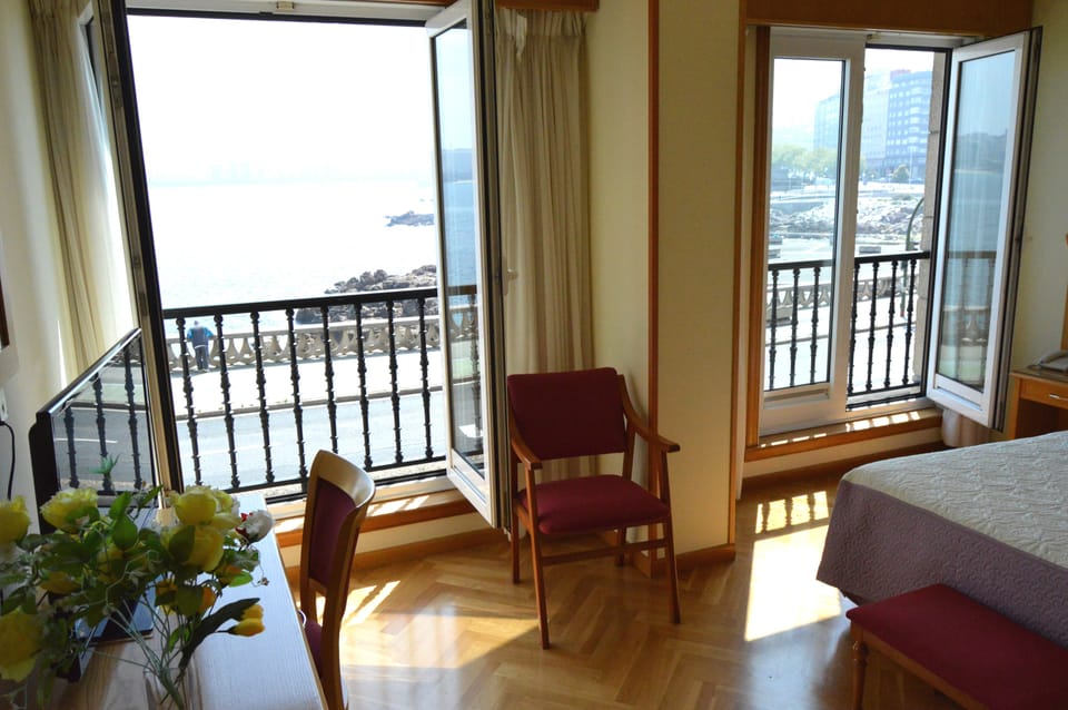 Deluxe Double Room, Ocean View | Premium bedding, desk, free WiFi, bed sheets