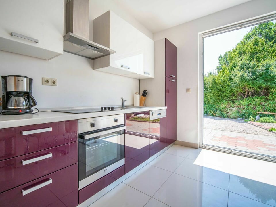 Cabinetry, Countertop, Building, Kitchen Appliance, Kitchen Stove, Tap, Plant, Interior Design, Drawer, Sink