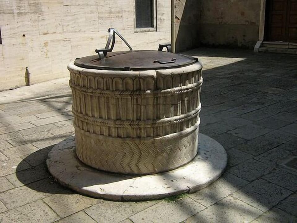 Romanic Well in our courtyard