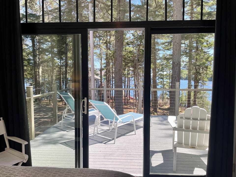 View Looking out the Master Queen Bedroom