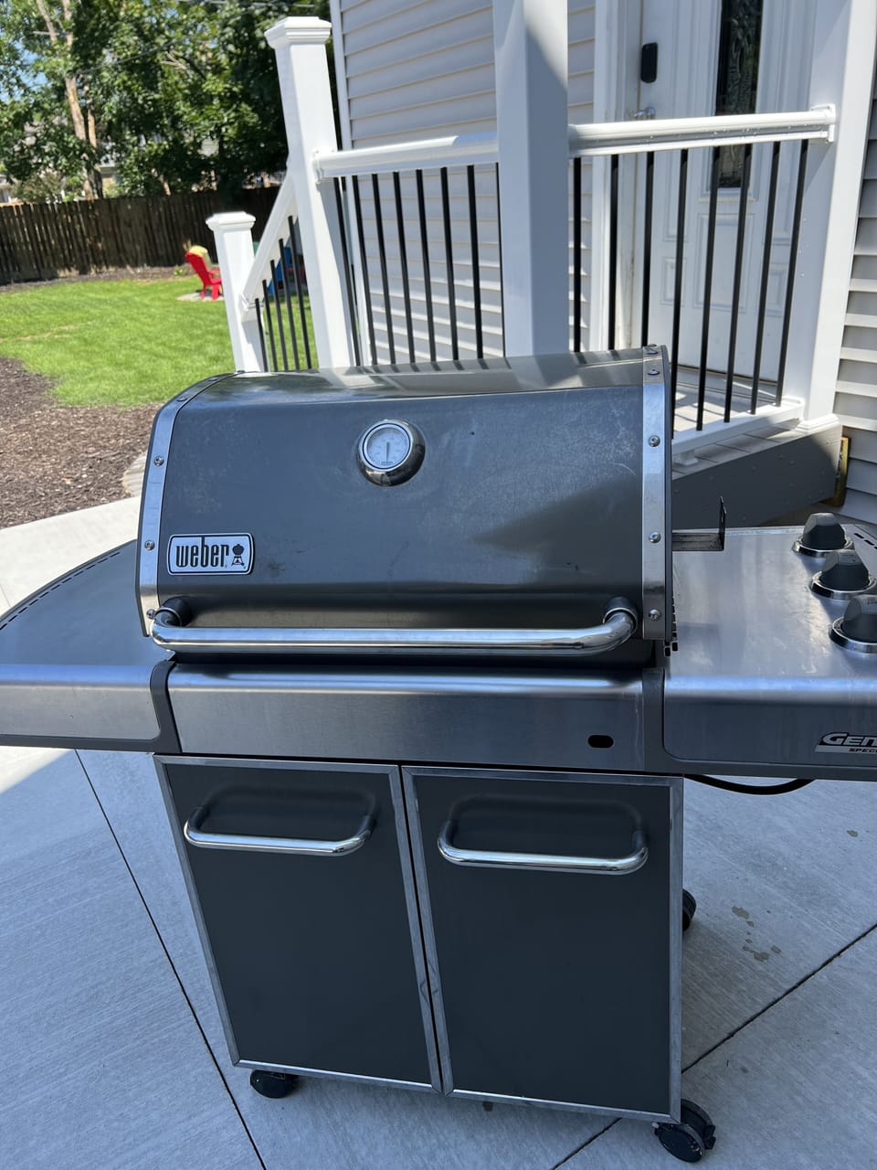 Weber grill ready for all of your culinary meals. 