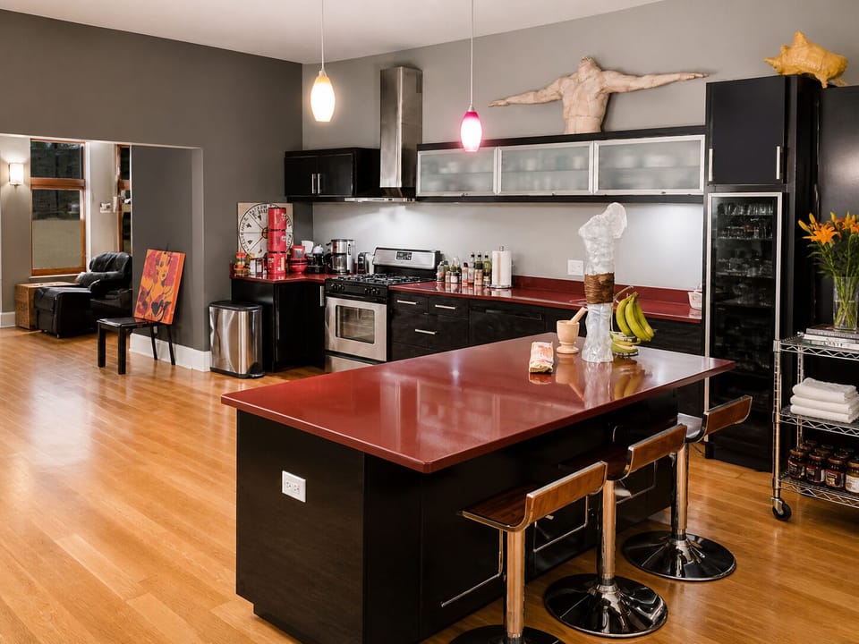 Presidential Studio Suite, 2 Bedrooms (1st Floor) | Private kitchen | Full-size fridge, microwave, coffee/tea maker, cookware/dishes/utensils