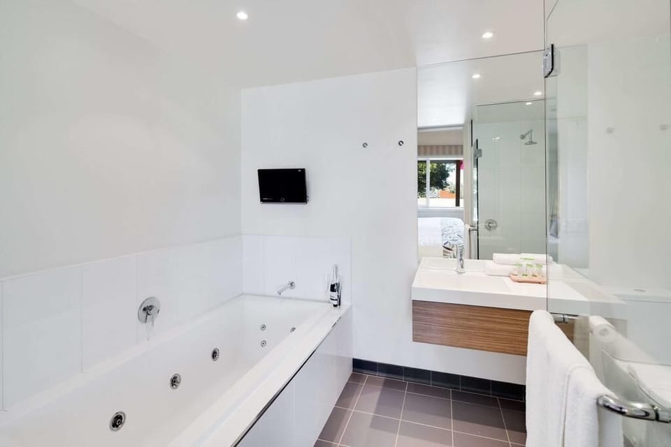Executive Spa Suite | Desk, blackout drapes, iron/ironing board, free WiFi