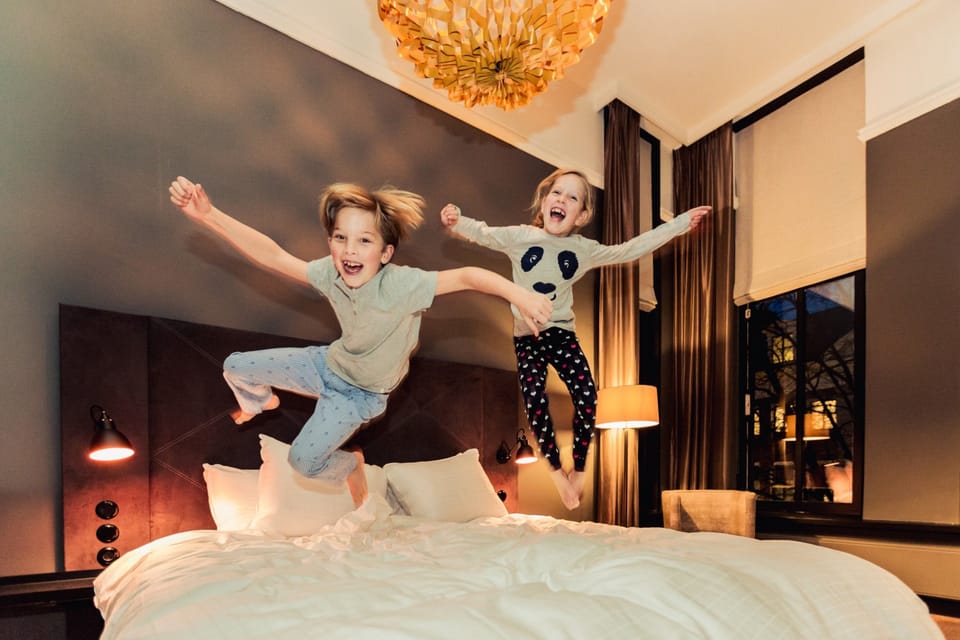 Family Room | Premium bedding, memory foam beds, in-room safe, soundproofing