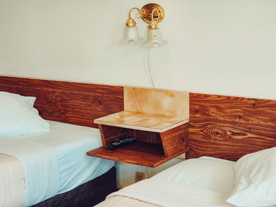 Standard Room, 2 Double Beds | Desk, WiFi, bed sheets