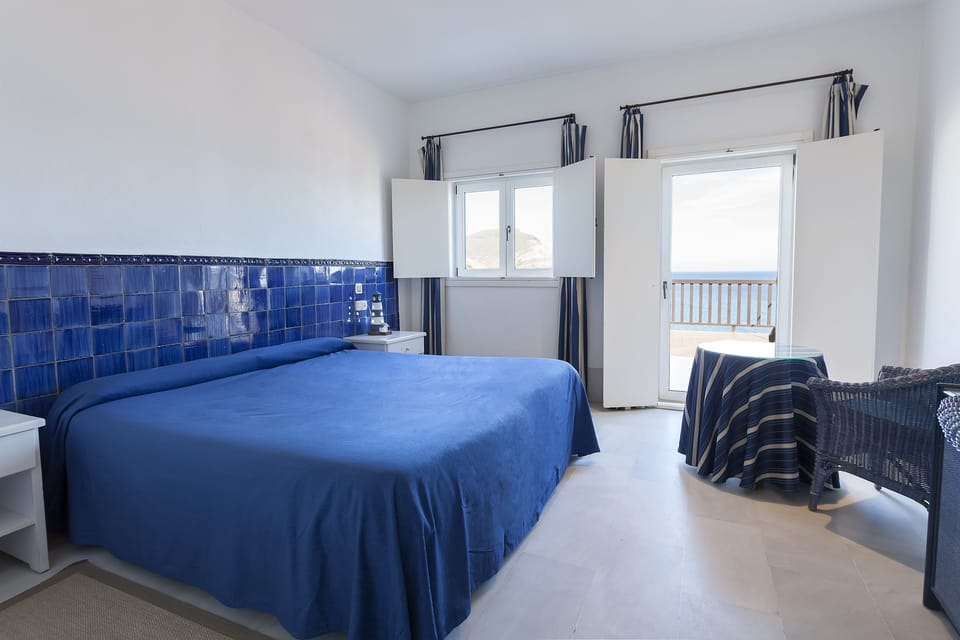Double Room, Terrace, Sea View (Main Building) | Minibar (some free items), in-room safe, desk