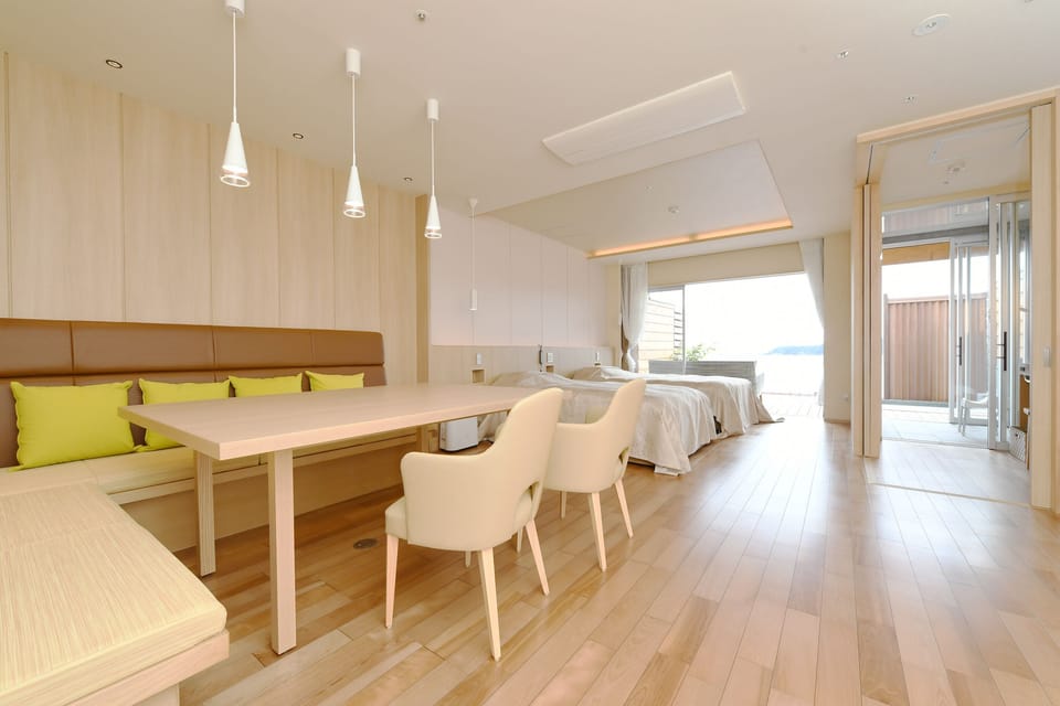 Twin Room with Private Open Air Bath(50sqm) | 1 bedroom, in-room safe, individually furnished, free WiFi