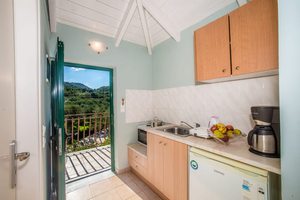 Studio | Private kitchenette | Fridge, stovetop, coffee/tea maker, cookware/dishes/utensils