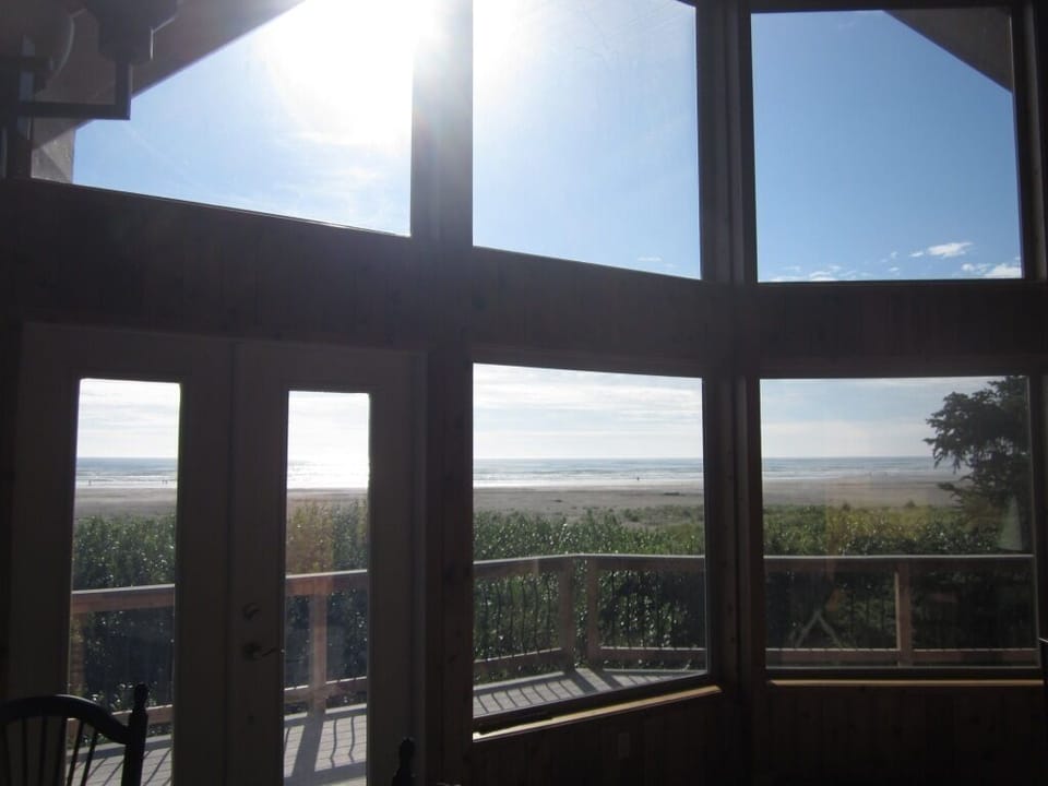 View from dining area/kitchen