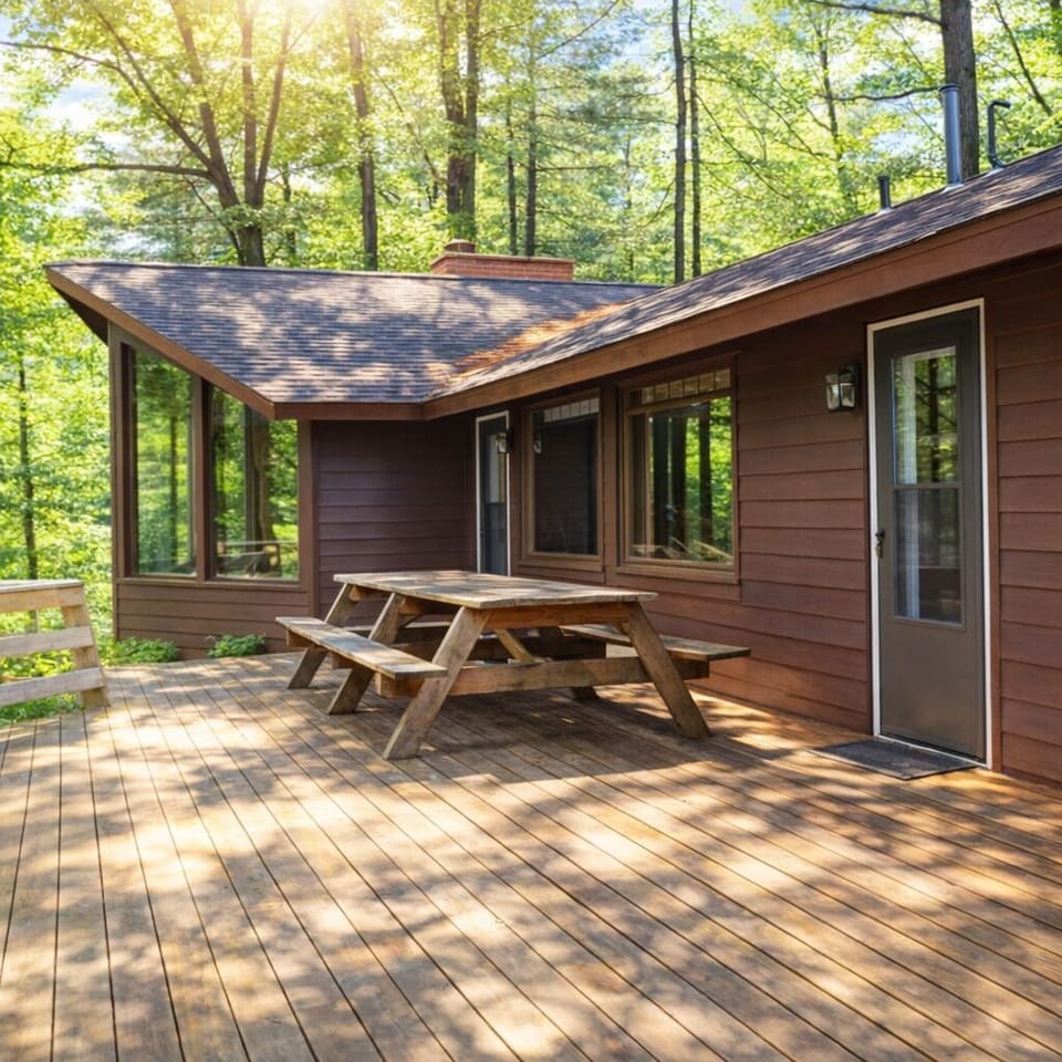 Deck W/Picnic Table