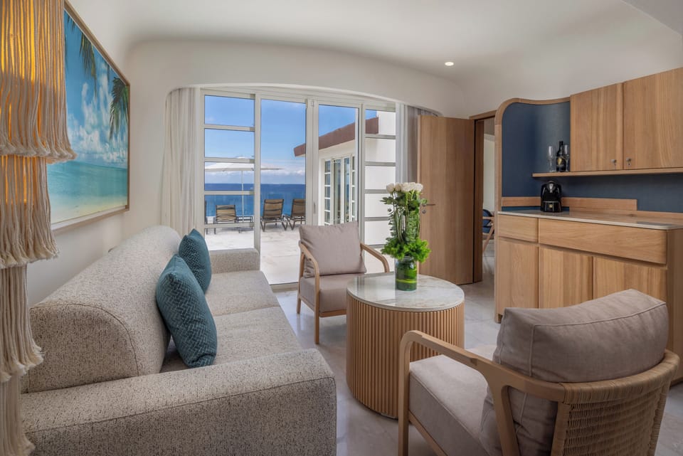 Superior Two Bedroom Presidential Suite - Kids & Teens Stay Free | Living room | 40-inch LED TV with satellite channels, iPod dock