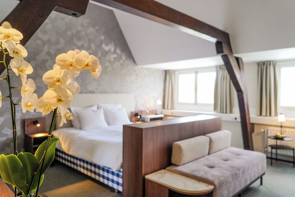 Deluxe Room | Down comforters, free minibar items, in-room safe