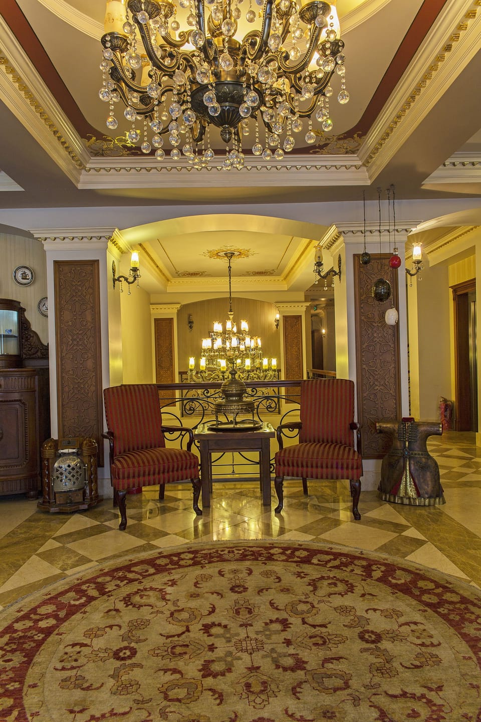 Lobby sitting area
