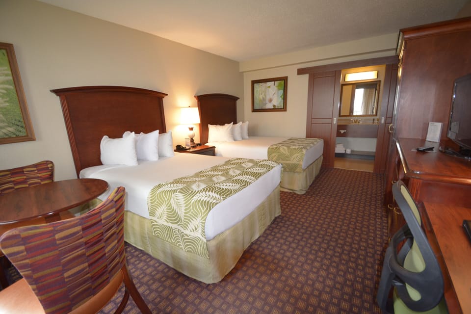 Premium bedding, pillowtop beds, in-room safe, desk