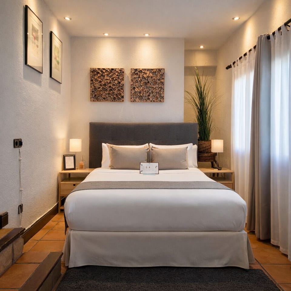 Economy Double Room | Desk, blackout drapes, soundproofing, bed sheets