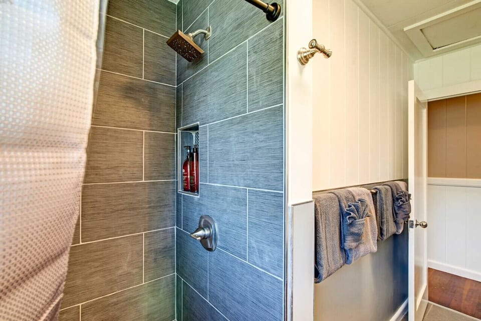 stylish bathroom with all you need