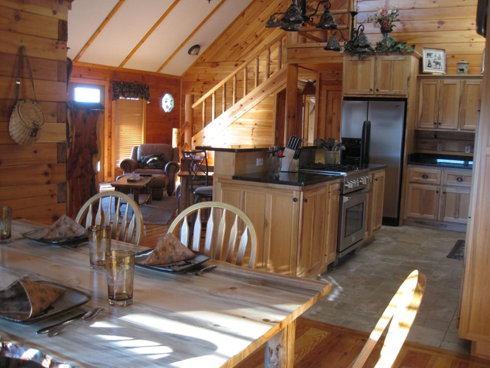 View of open living space