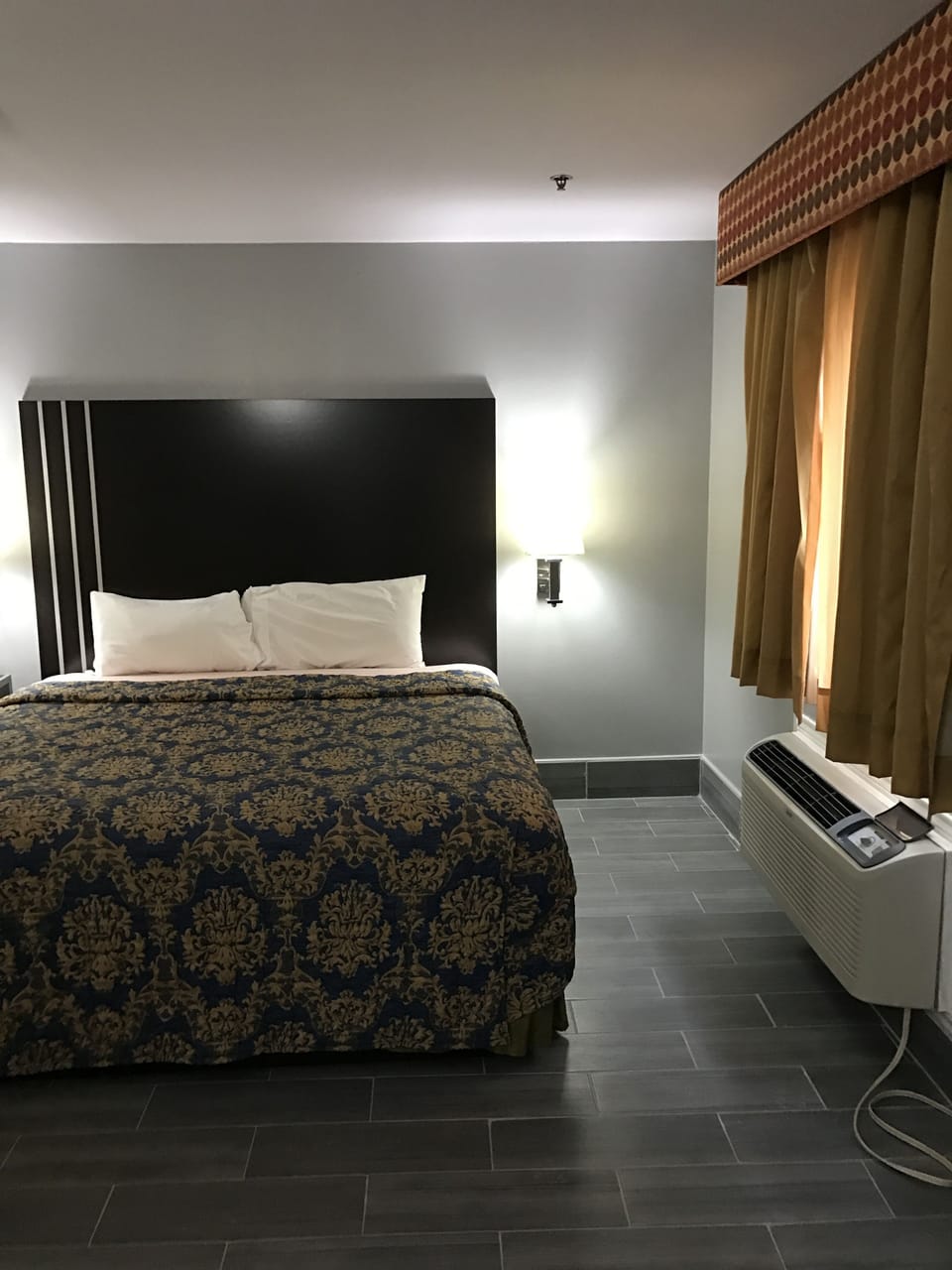 Blackout drapes, iron/ironing board (on request), WiFi (free)