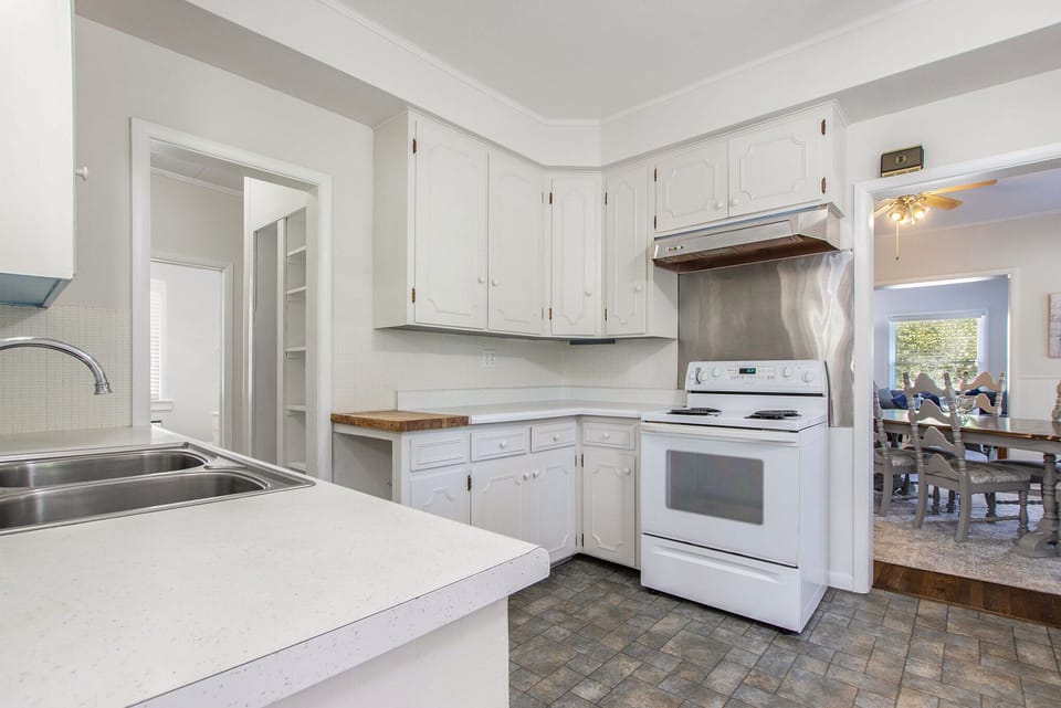 Ample pantry storage for food