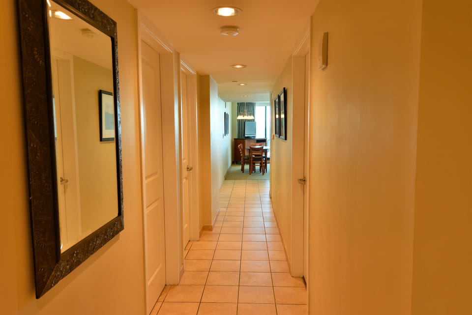 Hallway to living room