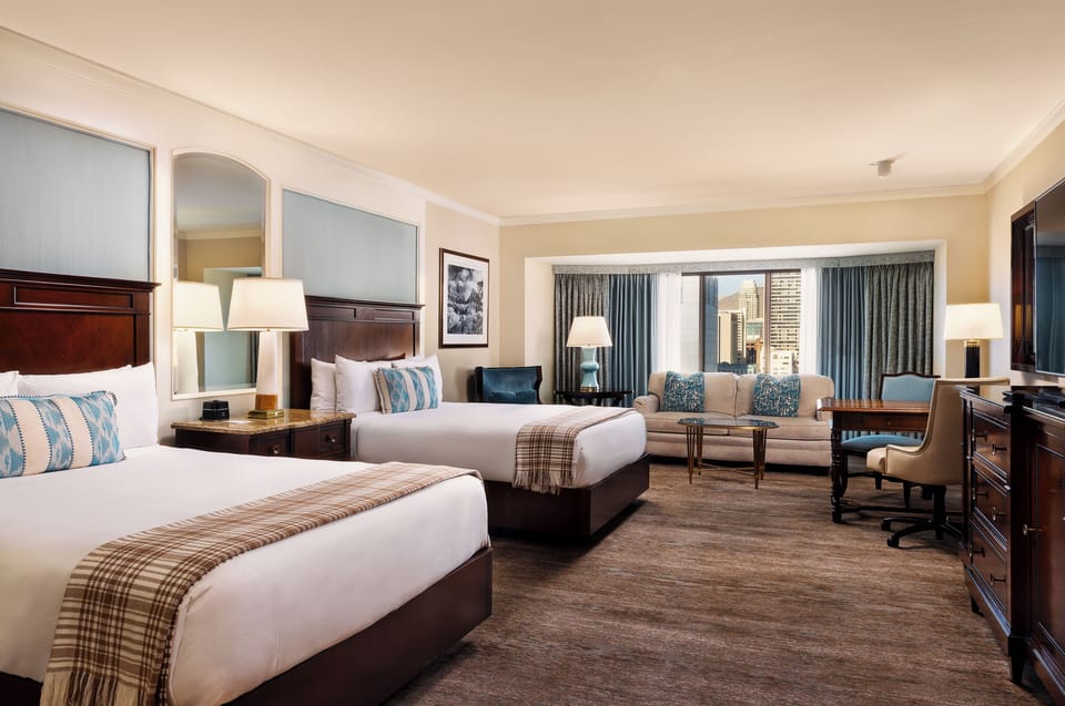 Premium bedding, minibar, in-room safe, desk