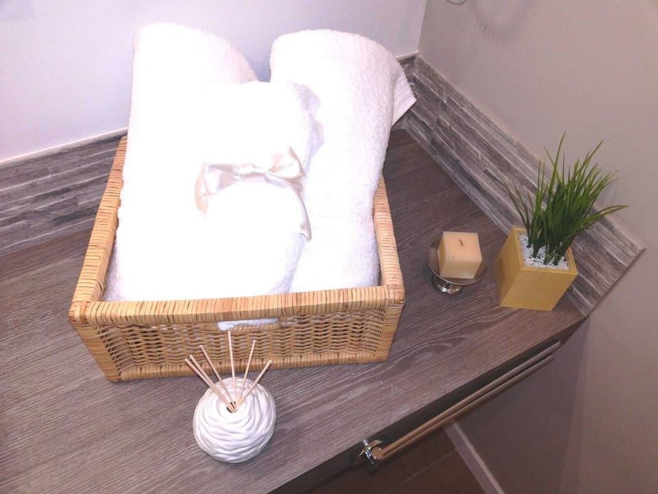 Superior Suite, 1 Queen Bed, Non Smoking | Bathroom | Shower, hydromassage showerhead, free toiletries, hair dryer