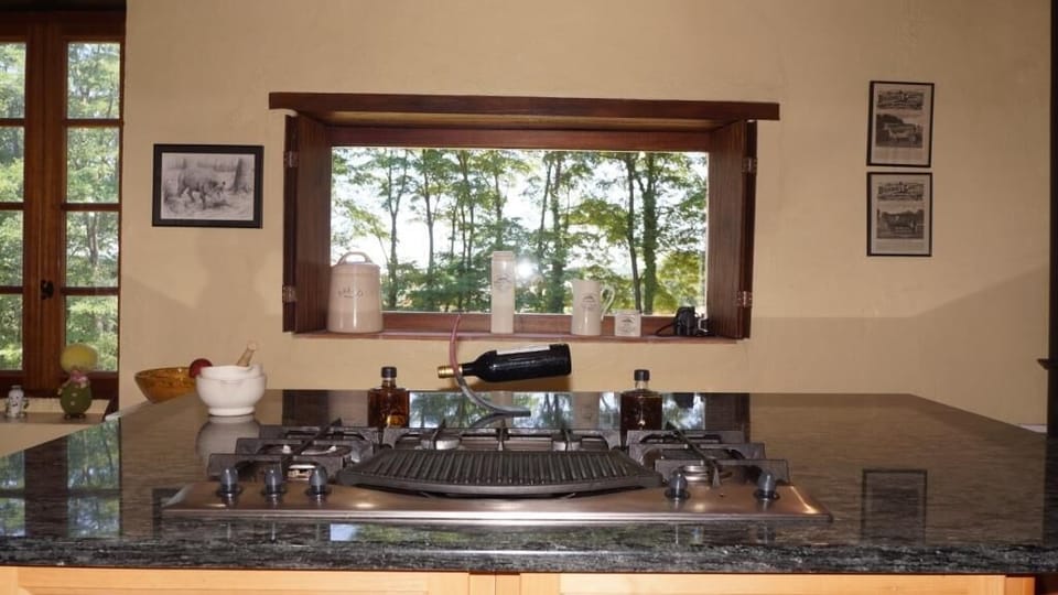 View from kitchen island