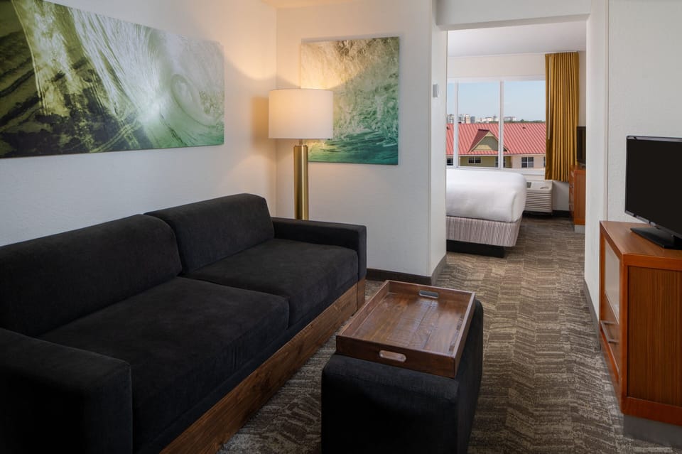 Flat-screen TV, pay movies