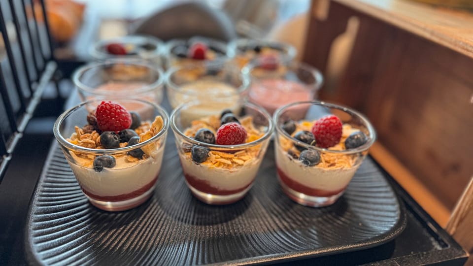 Daily buffet breakfast for a fee