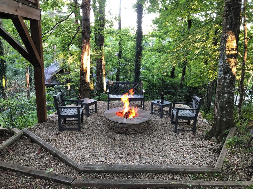 Fire Pit for cool nights. 