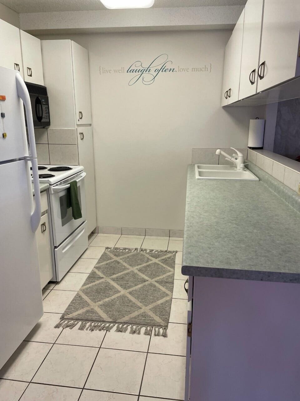 Fully stocked kitchen