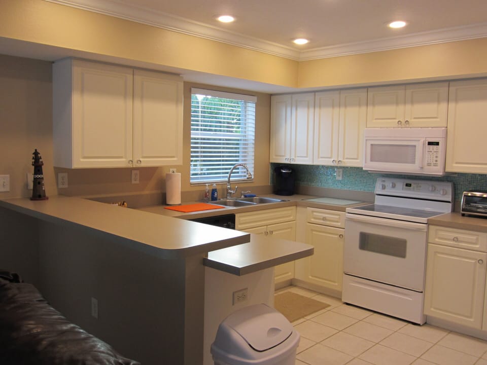 Kitchen with all the comforts of home