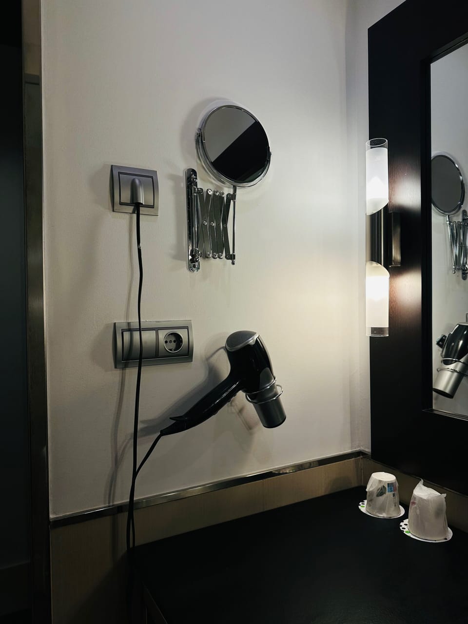 Free toiletries, hair dryer, bidet