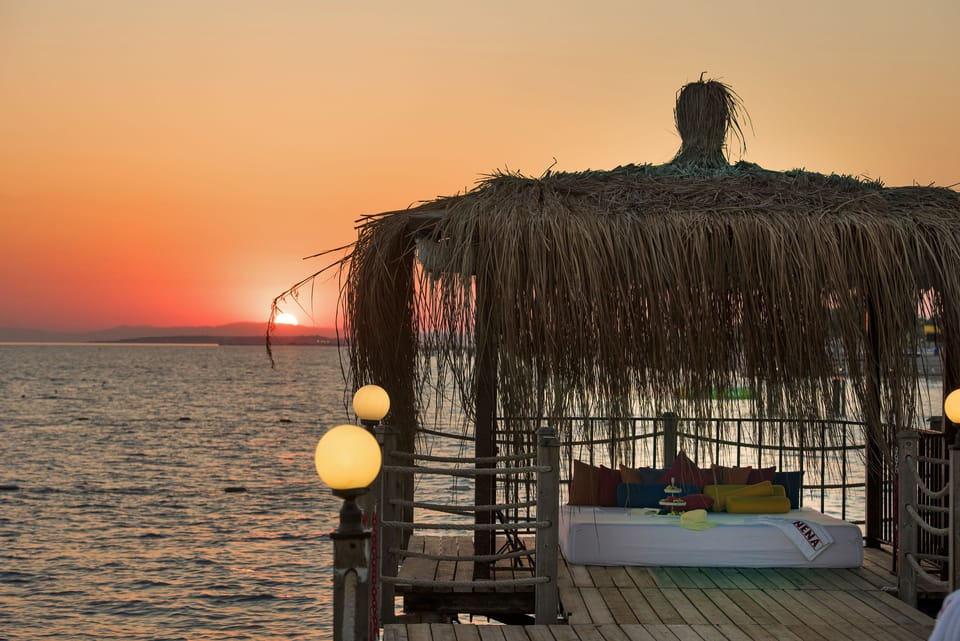 Private beach, beach cabanas, sun loungers, beach umbrellas