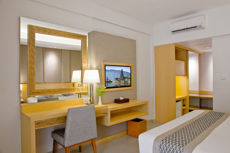 In-room safe, desk, blackout drapes, iron/ironing board