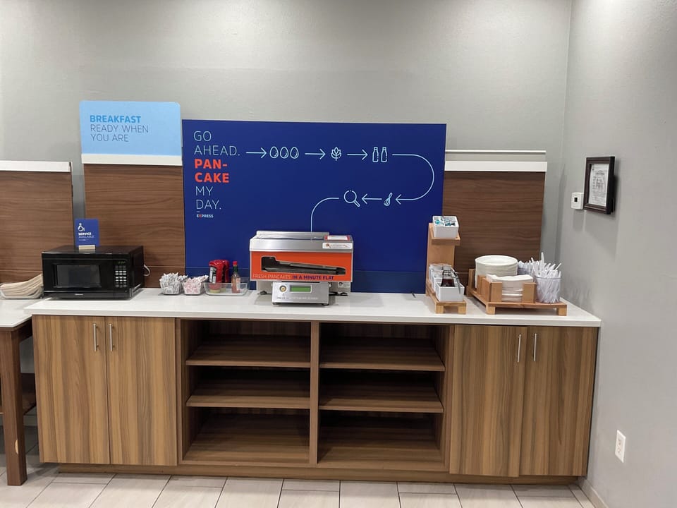 Free buffet breakfast