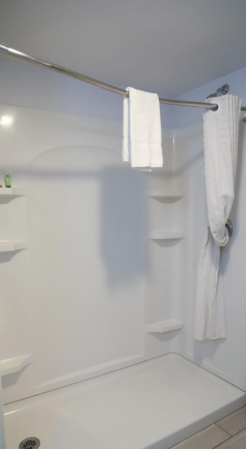 Standard Room, 2 Queen Beds, Non Smoking | Bathroom | Combined shower/tub, hair dryer, towels