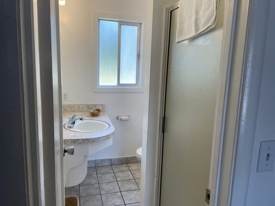 Room, 2 Queen Beds, Non Smoking | Bathroom | Shower, towels