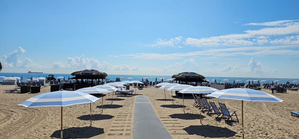 Beach Chairs & Umbrellas Included
