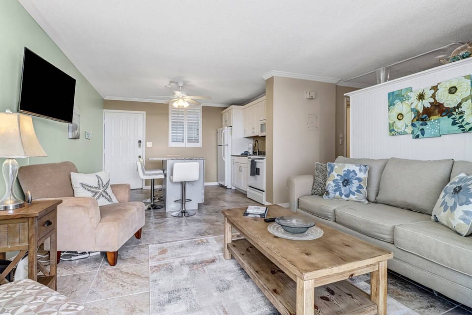 When you aren't at the beach or exploring SW Florida, you'll enjoy the Smart TV with cable. Free WiFi is available throughout the unit.