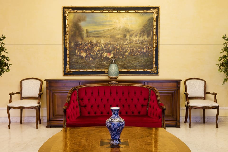Lobby sitting area