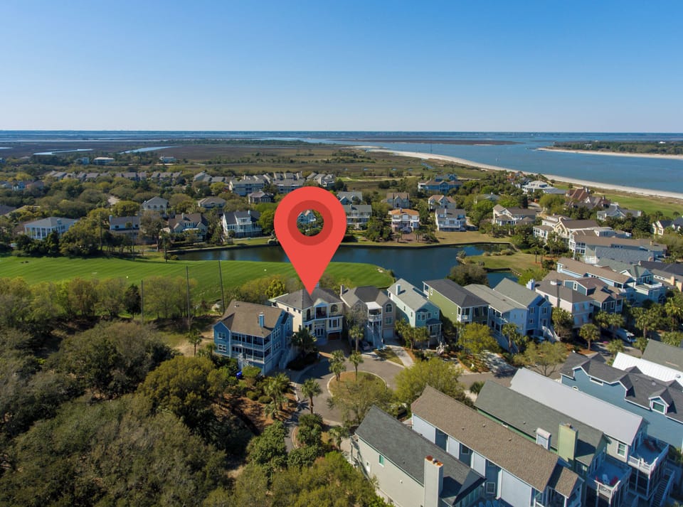 Our home in Ocean Point,  a gated beachfront community within Wild Dunes resort 