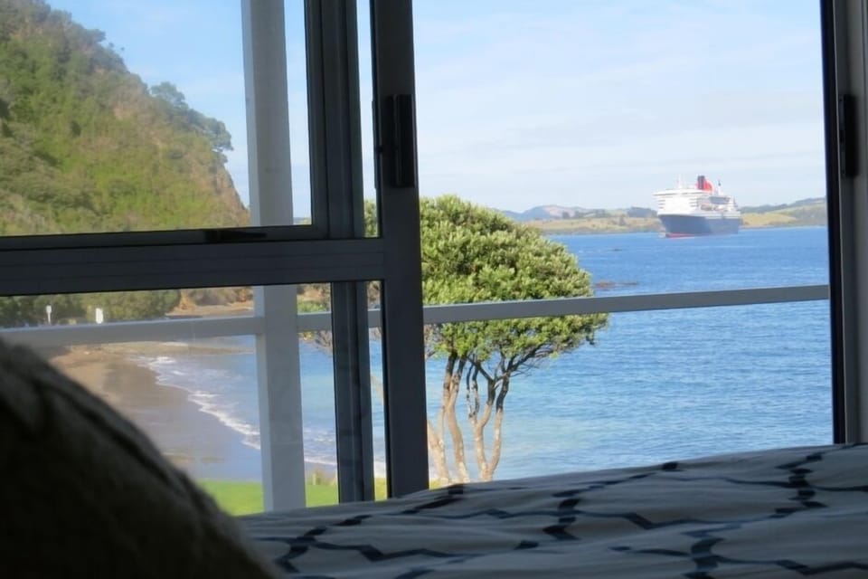 Wake up to this! - and the lapping waves