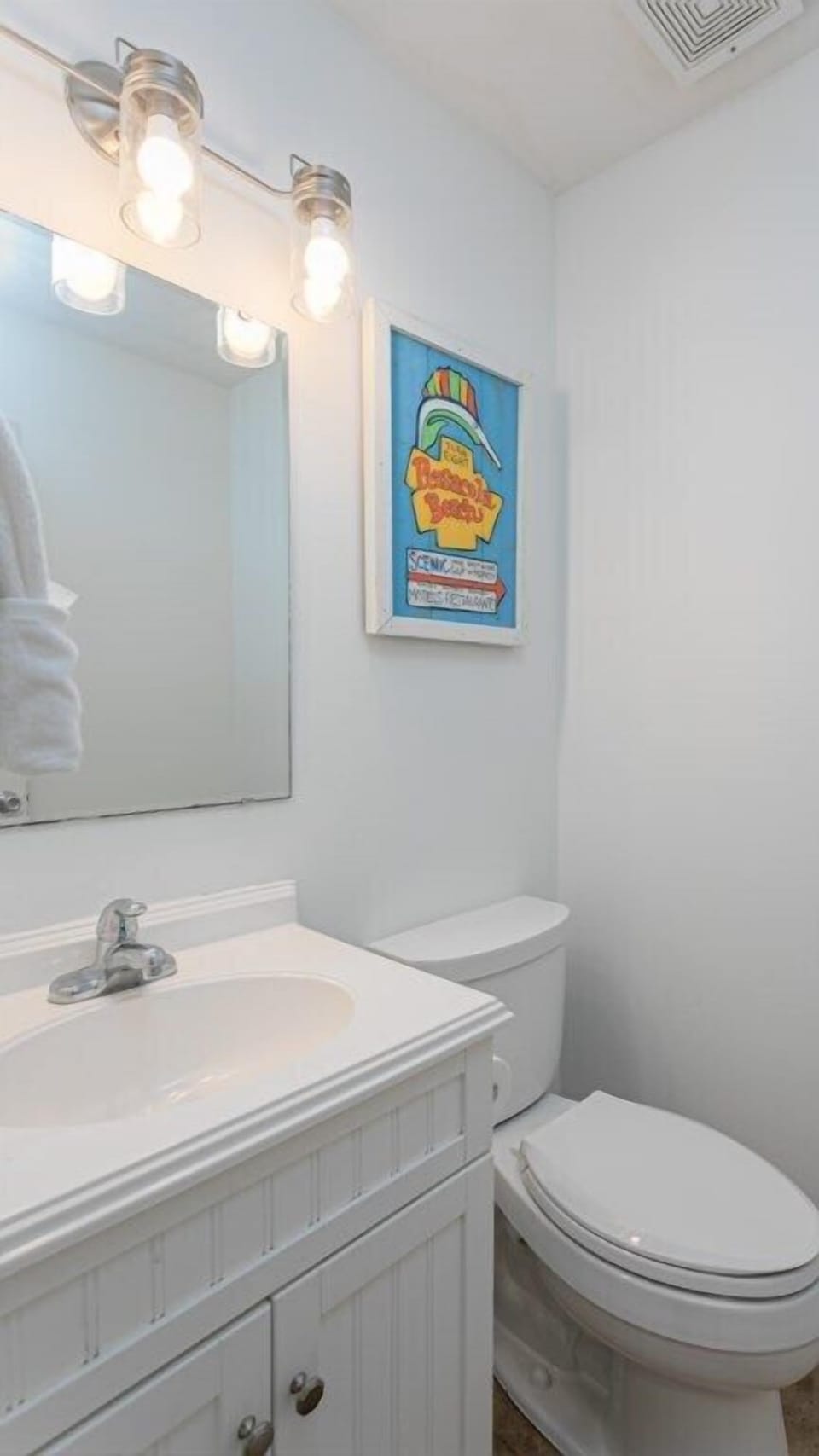 Half bathroom located on first floor