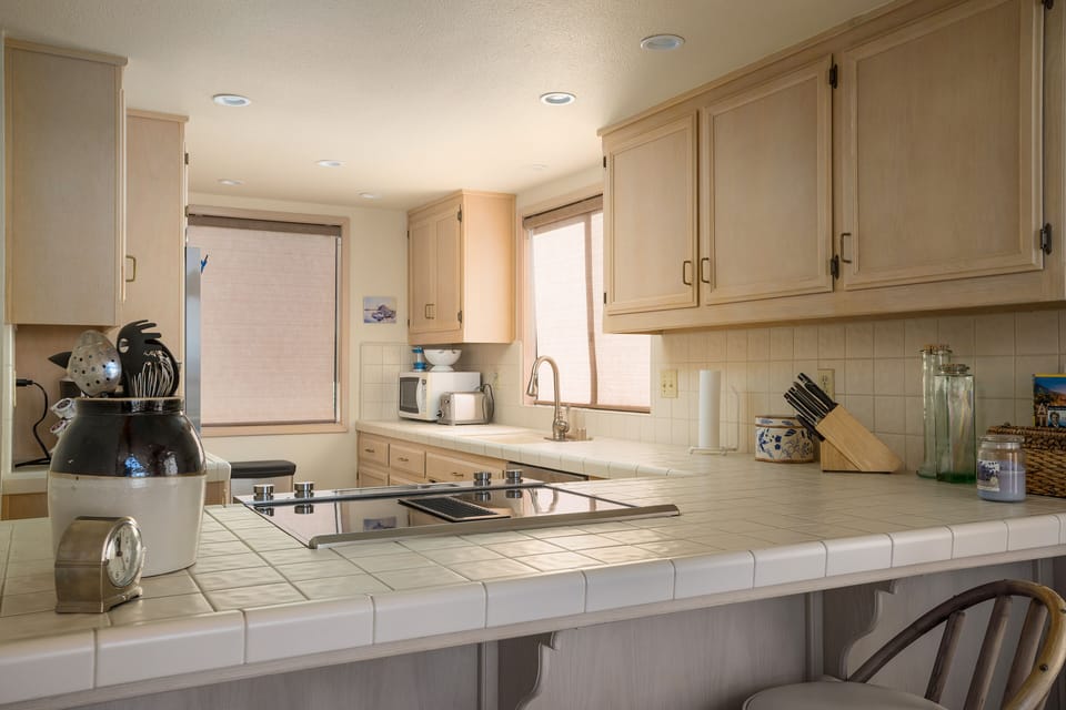 Ample counter space