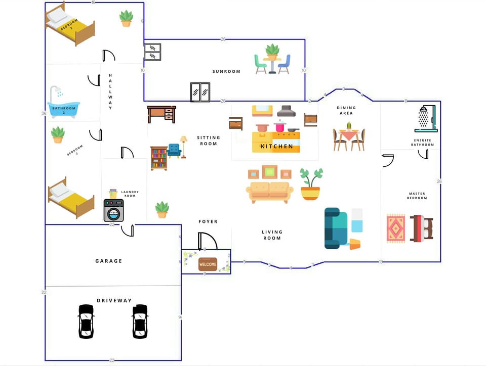 Just a little floorplan made by us, to give a little glimpse  :) 
