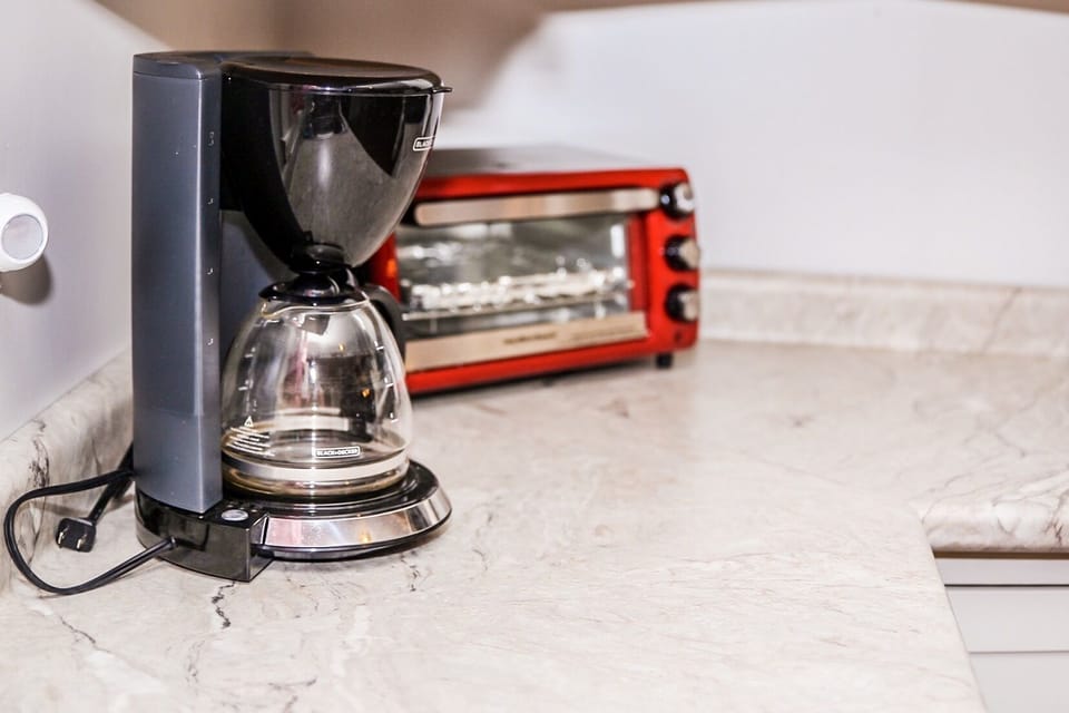 Enjoy a freshly brewed pot of coffee 