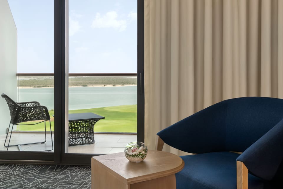 1 King Deluxe Family Suite Sea View Sofa Bed Balcony Theme Park Access | Down comforters, Select Comfort beds, minibar, in-room safe