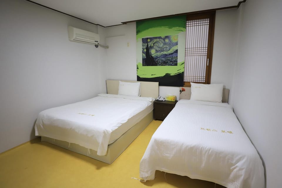 Desk, iron/ironing board, free WiFi, bed sheets