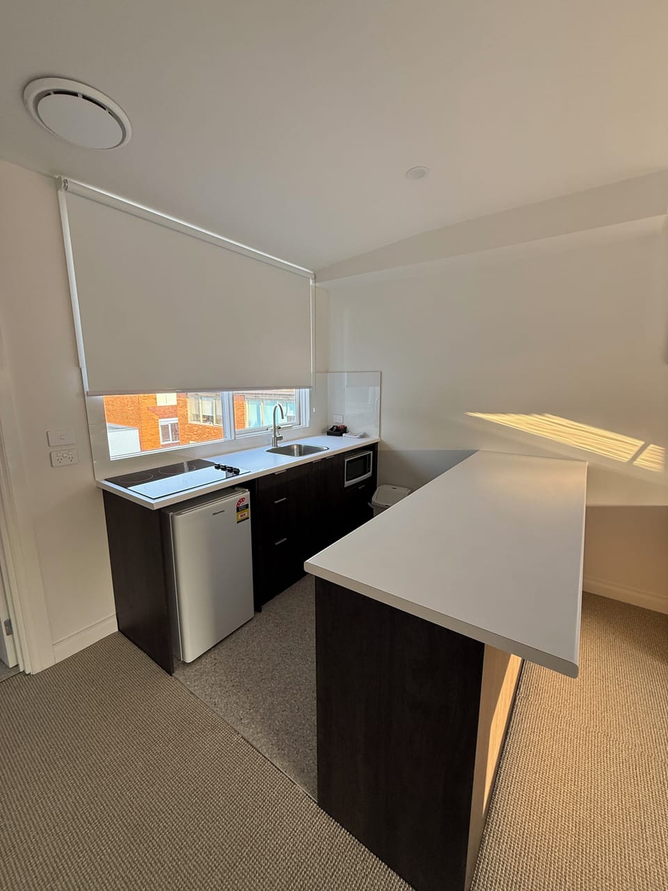 Studio | Private kitchen | Fridge, microwave, stovetop, electric kettle